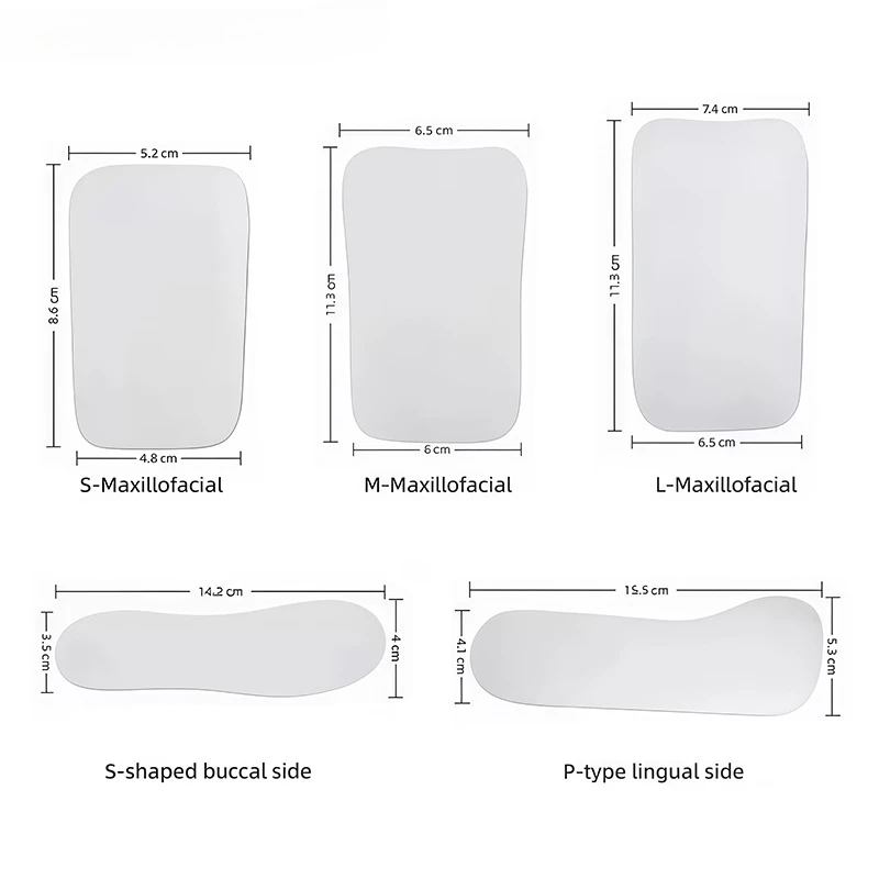 1Set Dental Double-Sided Thickened Glass Reflector Intraoral Anti-Fog High-Definition Material High-Temperature Sterilization