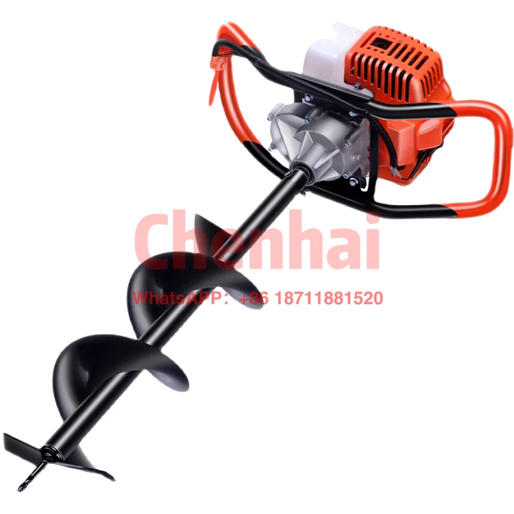 

Metal Strong Power Earth Auger Low Energy Consumption Quick Digging Two Strokes Hydraulic Earth Auger Drill