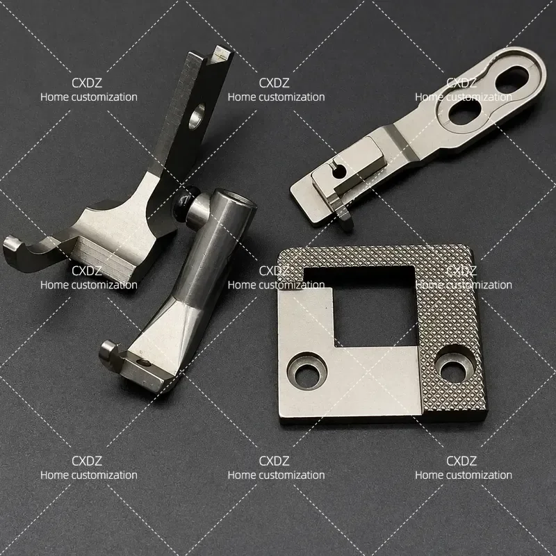 335 High End Sewing Machine Hemming Presser Foot with Needle Plate and Teeth for Small Mouth Hemming