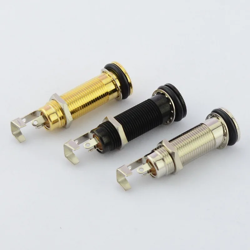 For Pure Copper, Electric Guitar, Electric Bass, Closed Long Jack, Audio Output Jack, Three-dimensional Jack