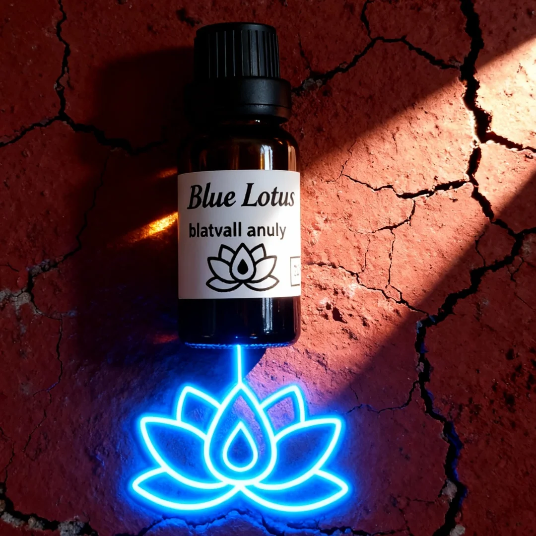 زيت اللوتس الأزرق النقي العضوي الفاخر للنوم العميق وتخفيف التوتر |   العناية بالبشرة الطبيعية للتأمل/العطور/صنع البخور