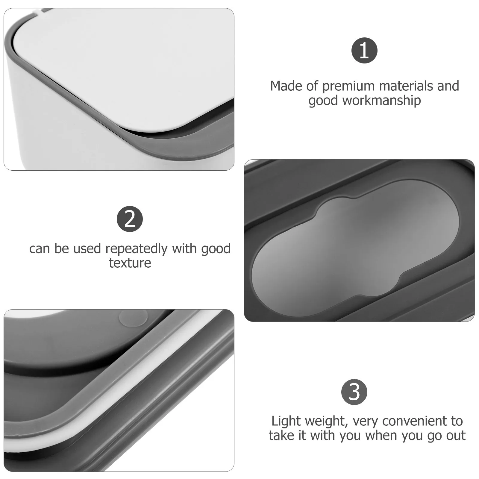 Dispenser di salviette per neonati, fazzoletti asciutti e bagnati, supporto riutilizzabile portatile, custodia da viaggio leggera, compatibile con passeggino, per uso domestico e in ufficio