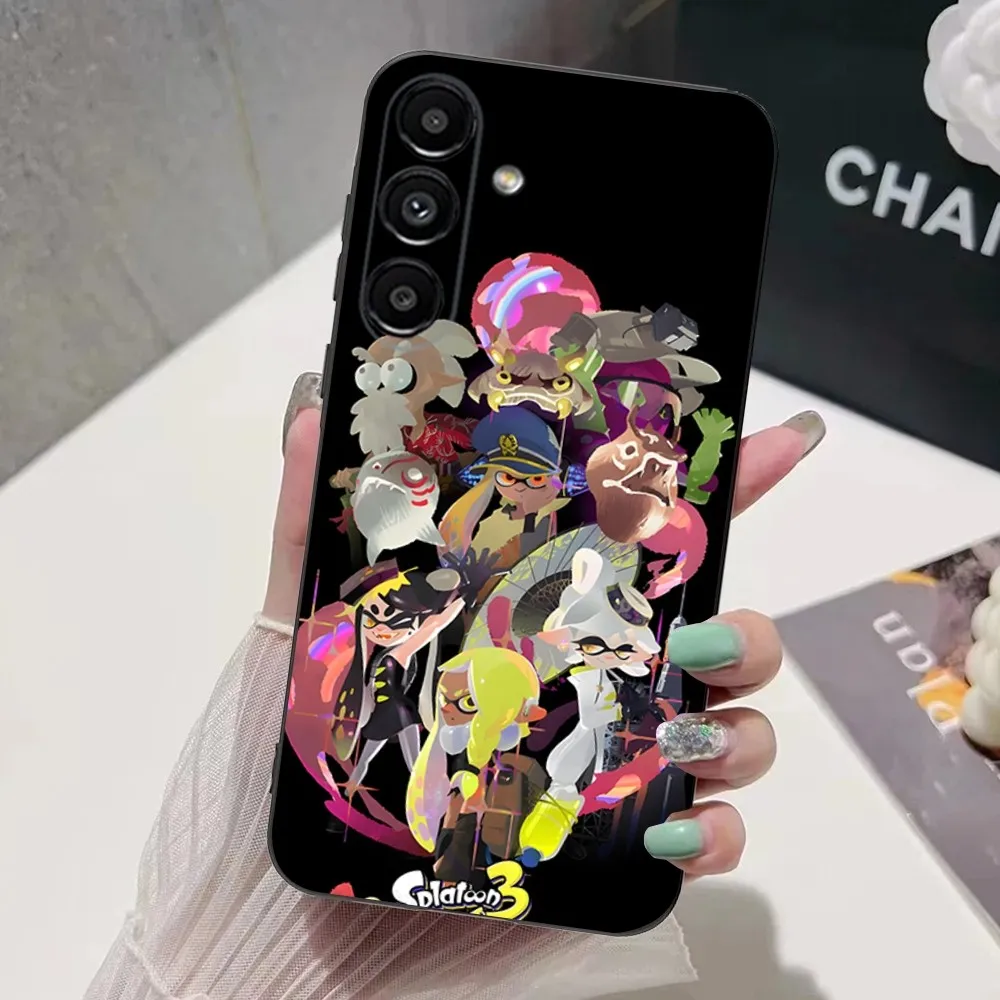 Game S-Splatoon 2 3 Phone Case For Samsung S24,S21,S22,S23,S30,Ultra,S20,Plus,Fe,Lite,Note,10,9,5G Black Soft Cover