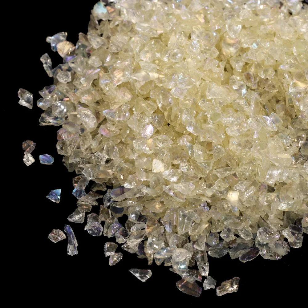 Mehrfarbige Unregelmäßige Glas-Bruchsteine 20-50g Kristallkies für DIY Epoxidharz-Formen Füllstoff Dekorative Nagel- und Schmuckherstellung – Detail 12