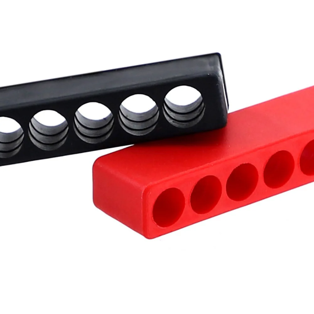 For RUITOOL Screwdriver Bit Holder Organizer Hex Shank Drill Bits Storage Rack Flexible Rubber Base Tool Box Accessories