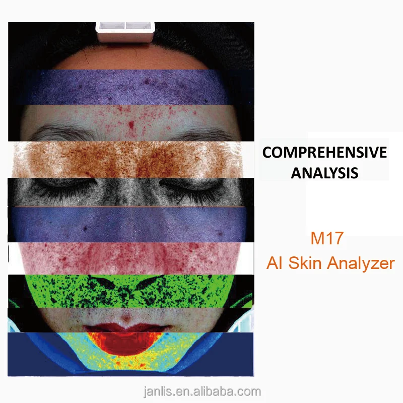 Skin Analyser Digital Facial Scanning Salon Equipment Other Beauty Product Newest Antibacterial Face Analyzer Machine Ai