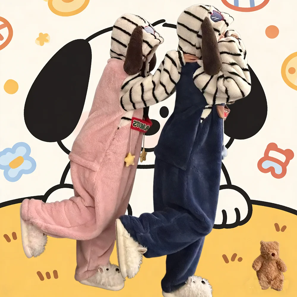

Blue Pink Women's Anime Onesie Cartoon Animal Costume One Piece Pajamas Cosplay Halloween Christmas Sleepwear Jumpsuit Homewear