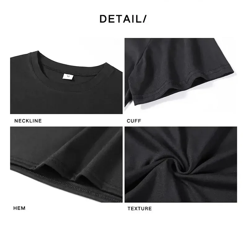 T-shirt girocollo da uomo Top estivo a maniche corte Camicia casual da uomo