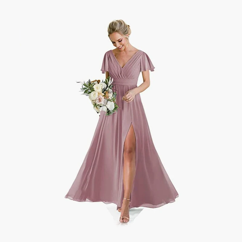 Свадебные платья с открытыми плечами и открытой спиной из бисера, со шлейфом для банкета подружки невесты