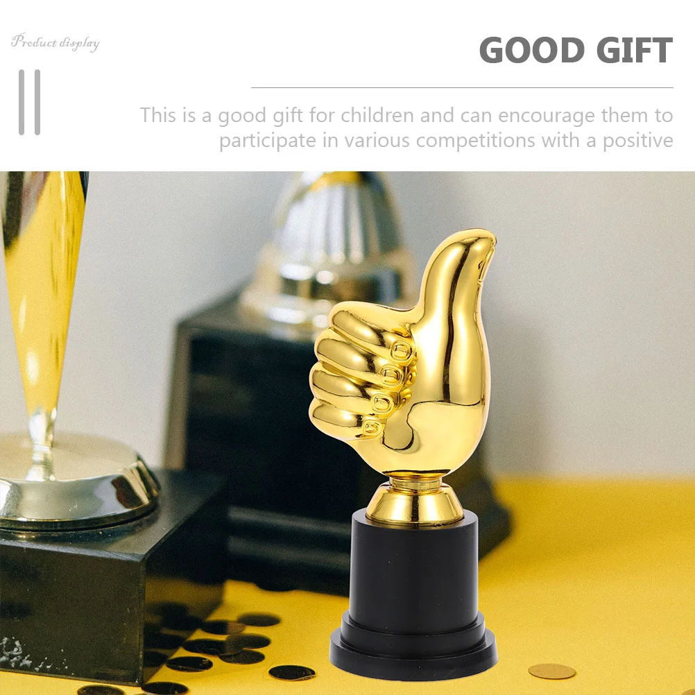 6 Pcs Kids Awesome Trophy Award Competition Kindergarten Model Children Thumb Shaped Trophies Toys Sports