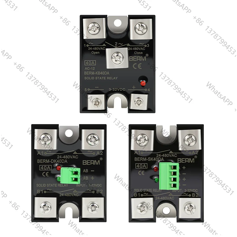 Solid State Relay BERM-SK40DA Dual Channel Dual Control Single Control DC Control AC KB DK25A One Open One Close