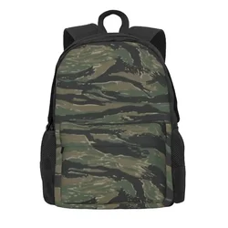 Tiger Stripe Camouflage Military Camo Backpacks Boys Girls Bookbag Children School Bags Cartoon Travel Rucksack Shoulder Bag