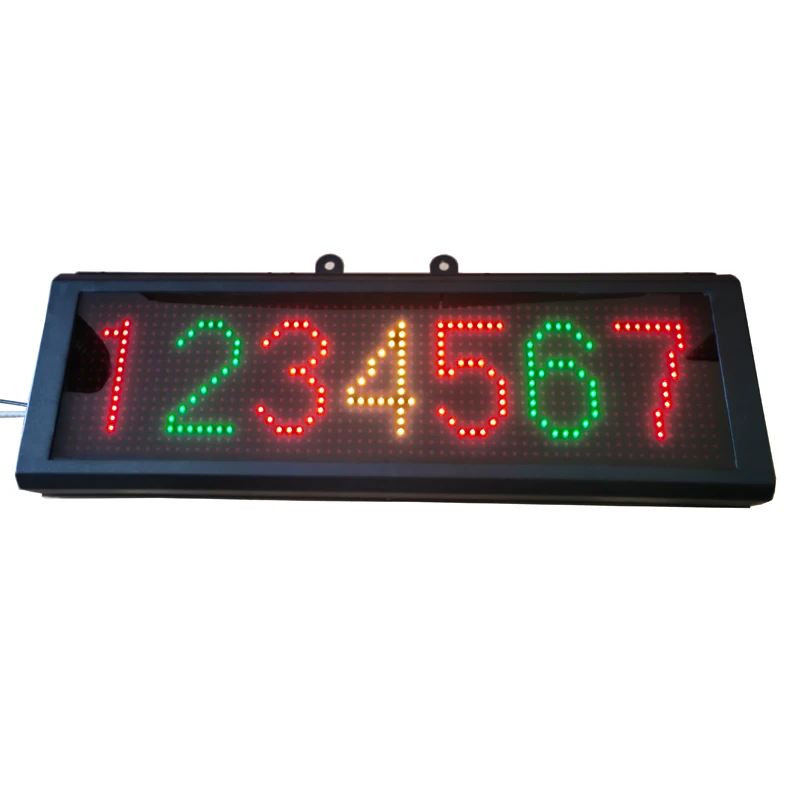 Multi-Language P7.62 Programmable Mini Billboard Advertising LED Screen New Red Green LED Bus Display Sign Desktop IoT Solution
