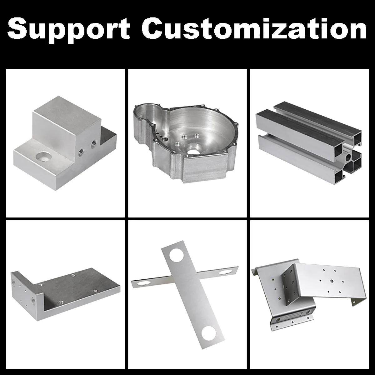 7075 Aluminum Sheet Thick 8-50mm 50x50 100x100 100x200 150x150 7075 Aluminum Plate Large Aluminum Block CNC Processing Materials