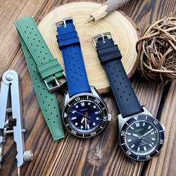 Hot Sale Quick Release Rubber Watch Band 20mm 22mm Fashion Sports Smart FKM Watch Strap for Omega Seiko Moonswatch