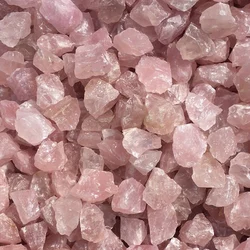 100g Ham Kristaller Gül Kuvars Pembe Kristal Mineraller Şifa Kaba Taşlar Dekorasyon Ev için