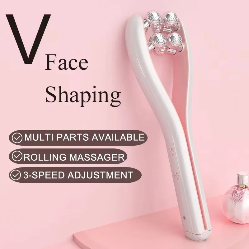 V-Face Beauty Facial Massager Roller for Slimming Face Firming & Lifting Beauty Skin Care Tool