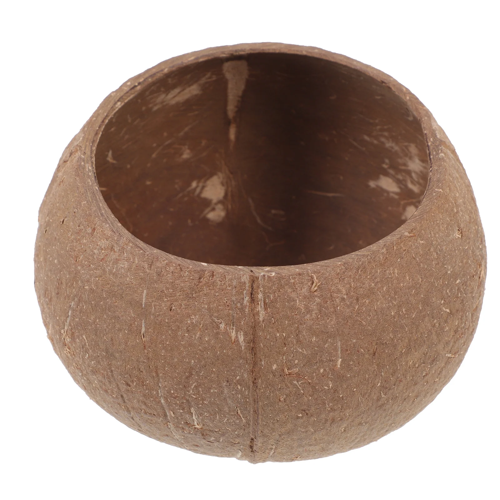 

Coconut Shell Bowl Natural Material Lightweight Compact for DIY Jar Storage Container Yoga Meditation