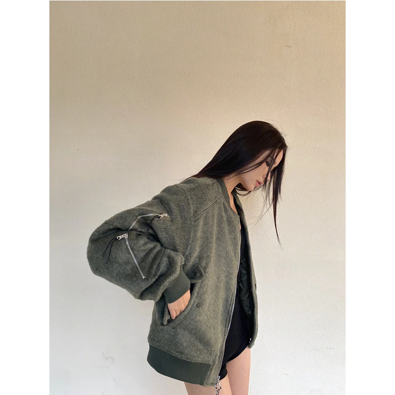 Instagram Winter Cotton Jacket, Cotton Jacket, Women's Loose and Versatile Cotton Jacket, Thickened Coat