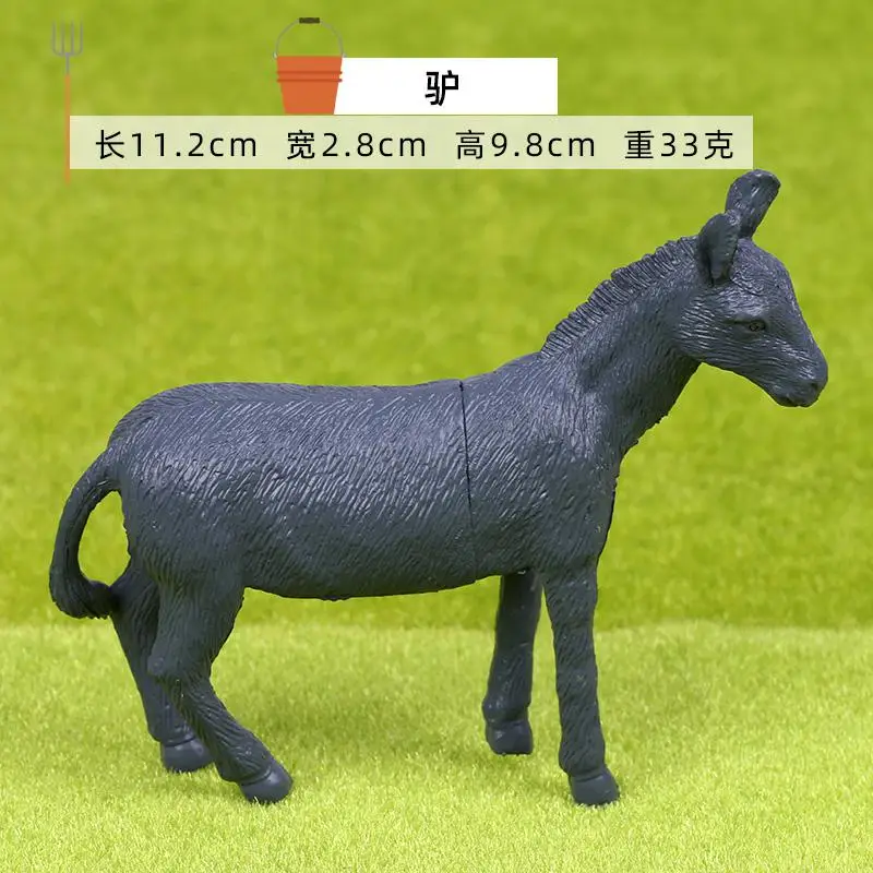 PVC Plastic Mini Boerderij Pluimvee Dieren Huisdecoratie Figuurtjes Gesimuleerde Dieren Hond Varken Schaap Kip Model Kinderspeelgoed
