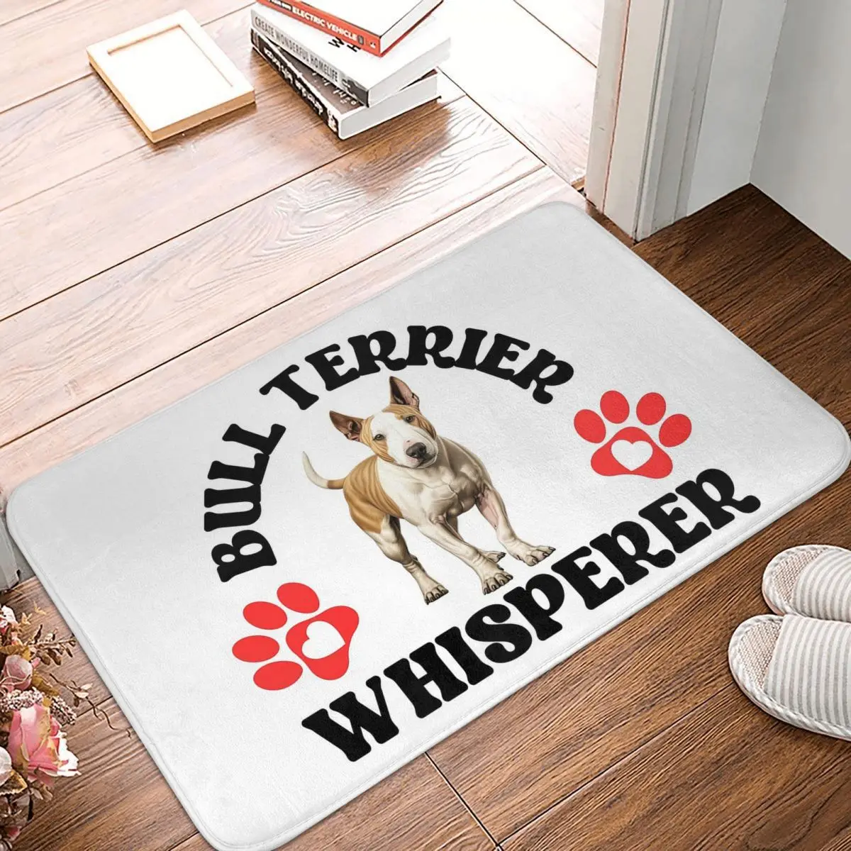 Staffordshire Bull Terrier Dog Whisperer Non-slip Doormat Floor Mat Carpet Rug for Kitchen Entrance Home Bedroom Footpad Mats