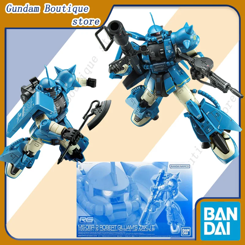 

Bandai Genuine RG MS-06R-2 ROBERT GILLIAM'S ZAKUII Gundam Anime Action Figure Robot Collectible Assembly Model Toy Gift Children