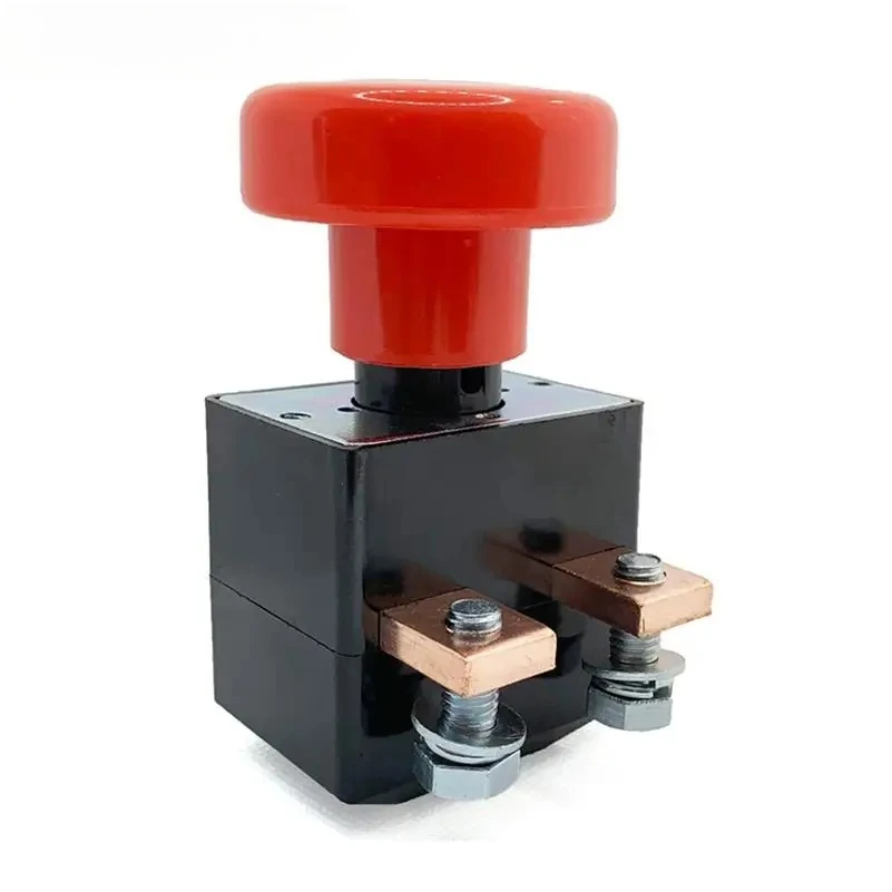 

250A DC Power Emergency Disconnecting Switch ZJK250 Push Button Switch ED250 for Electric Car Automobile Vehicle Forklift