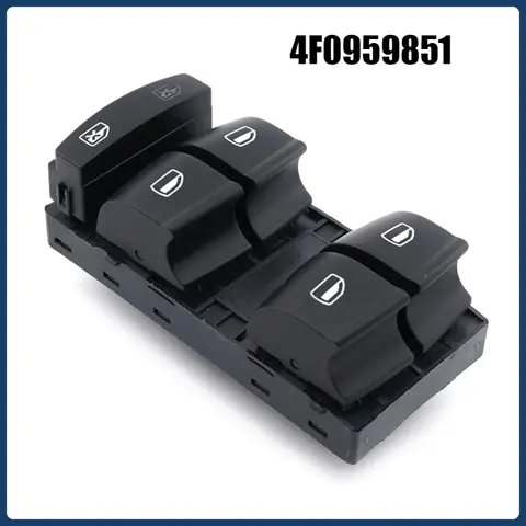 4F0959851 Audi A3 A6 S3 S6 C6 Q7 RS6 PLUS AVANT 전기 마스터 윈도우 리프터 제어 스위치 자동차 액세서리