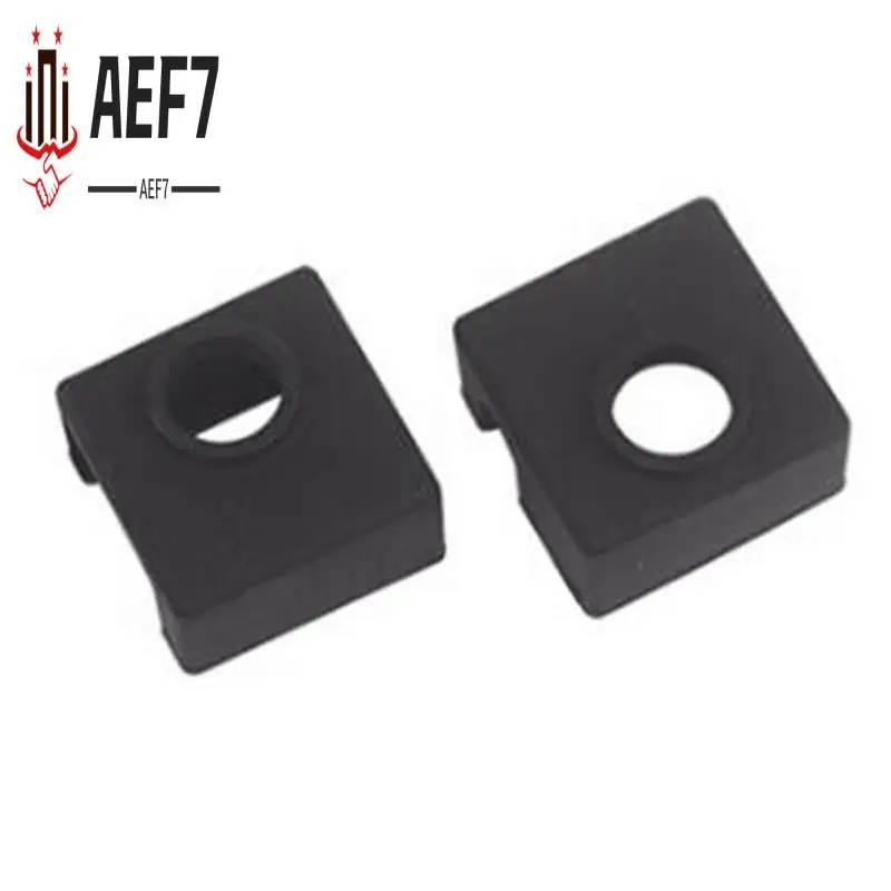

AEF7-10 шт./лот, насадка для 3D-принтера, силиконовые носки, чехол с подогревом, изоляционный чехол для нагревательного блока для экструдера Ender-3 CR-10