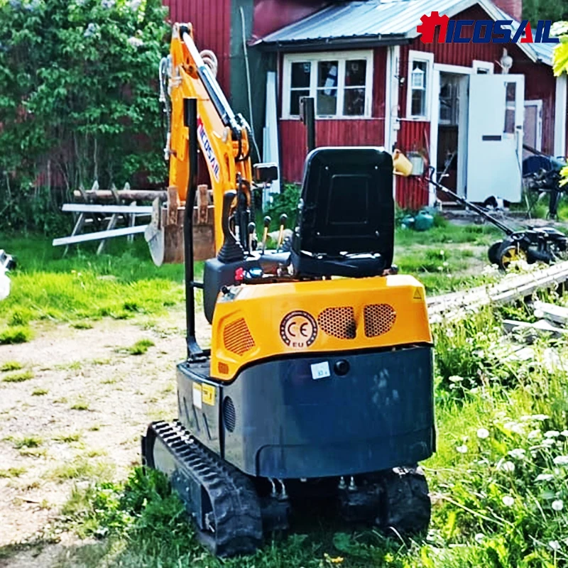 

Customized OKW12 1.2 Ton Mini Excavator with for Engine Hydraulics 0.022m Bucket for Middle East Indoor & Garden Construction