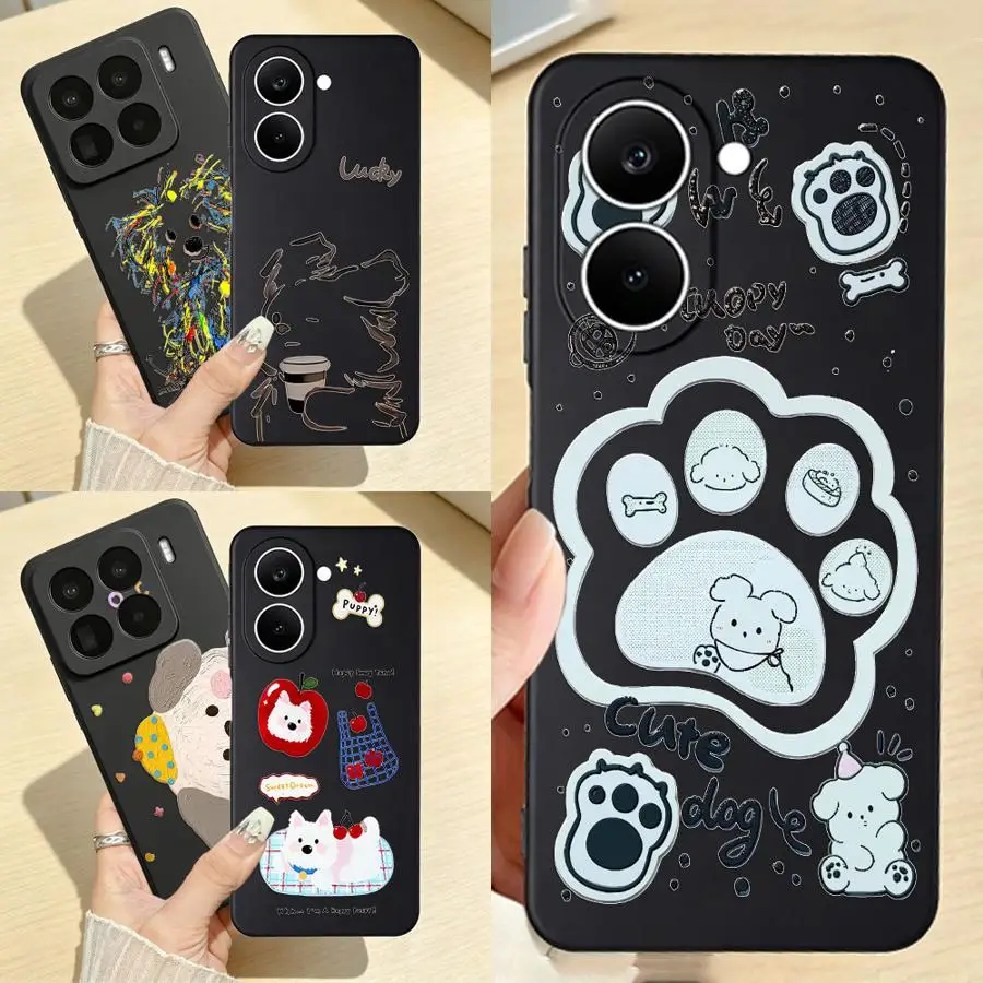 Case for Xiaomi Poco X8 Pro F3 F1 X3 X4 X5 X7 M5 C61 C75 C71 C85 M3 M4 M7 F8 C50 Phone Cover Simple Dog