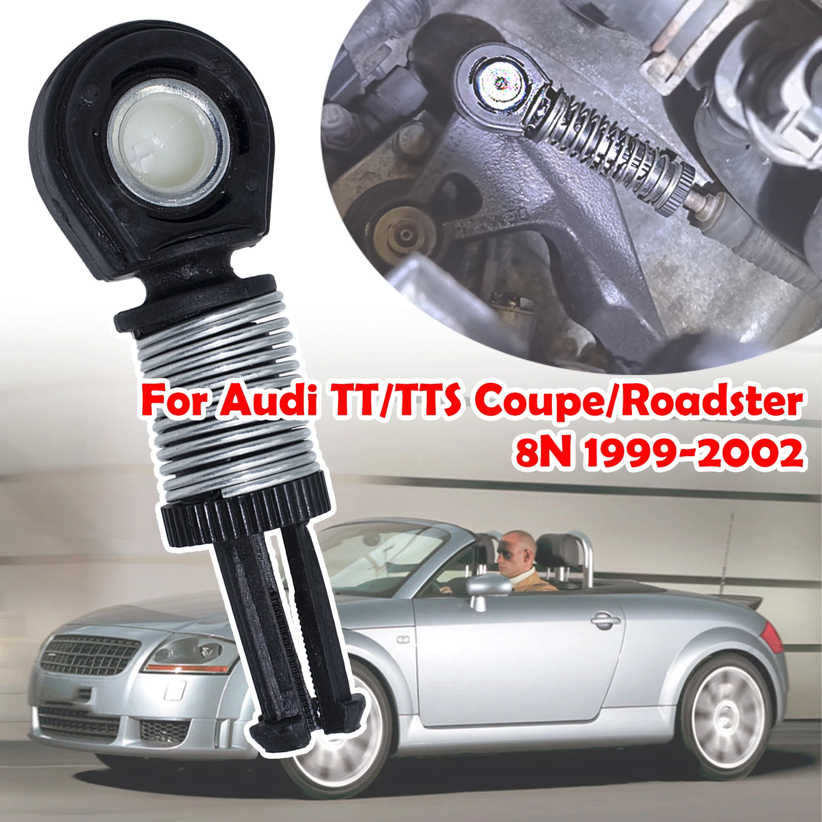 Manual Shifter Cable End Replace For Audi TT/TTS Coupe/Roadster 8N Gear Selector Bowden Cable Catch Change Lever Adjuster Fix