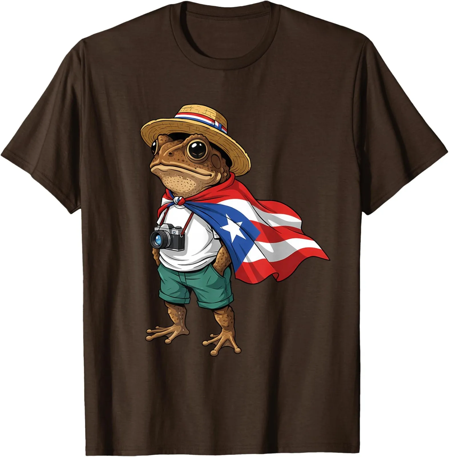 Coqui Frog Puerto Rico Flag Puerto Rican Taino T-Shirt