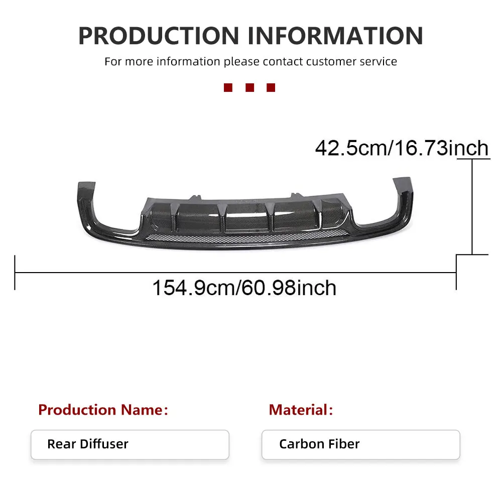 Car Rear Diffuser Spoiler For Audi A5 Sline S5 B9 Sportback 2017-2019 Carbon Fiber Rear Chin Lower Protective Guard Bodykits  - view 4