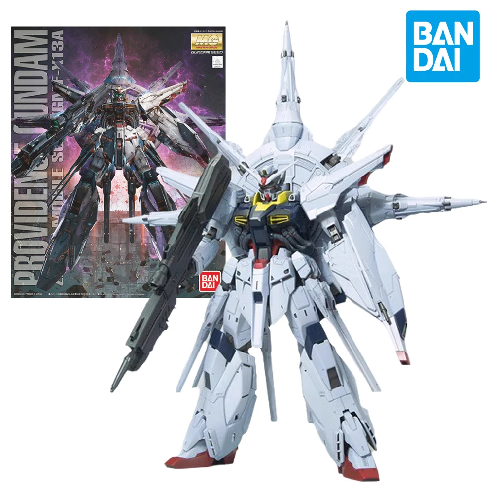 

Original Bandai MG 1/100 PROVIDENCE GUNDAM Collectible Anime Figure ABS Assembled Model Toys ZGMF-X13A Birthday Present