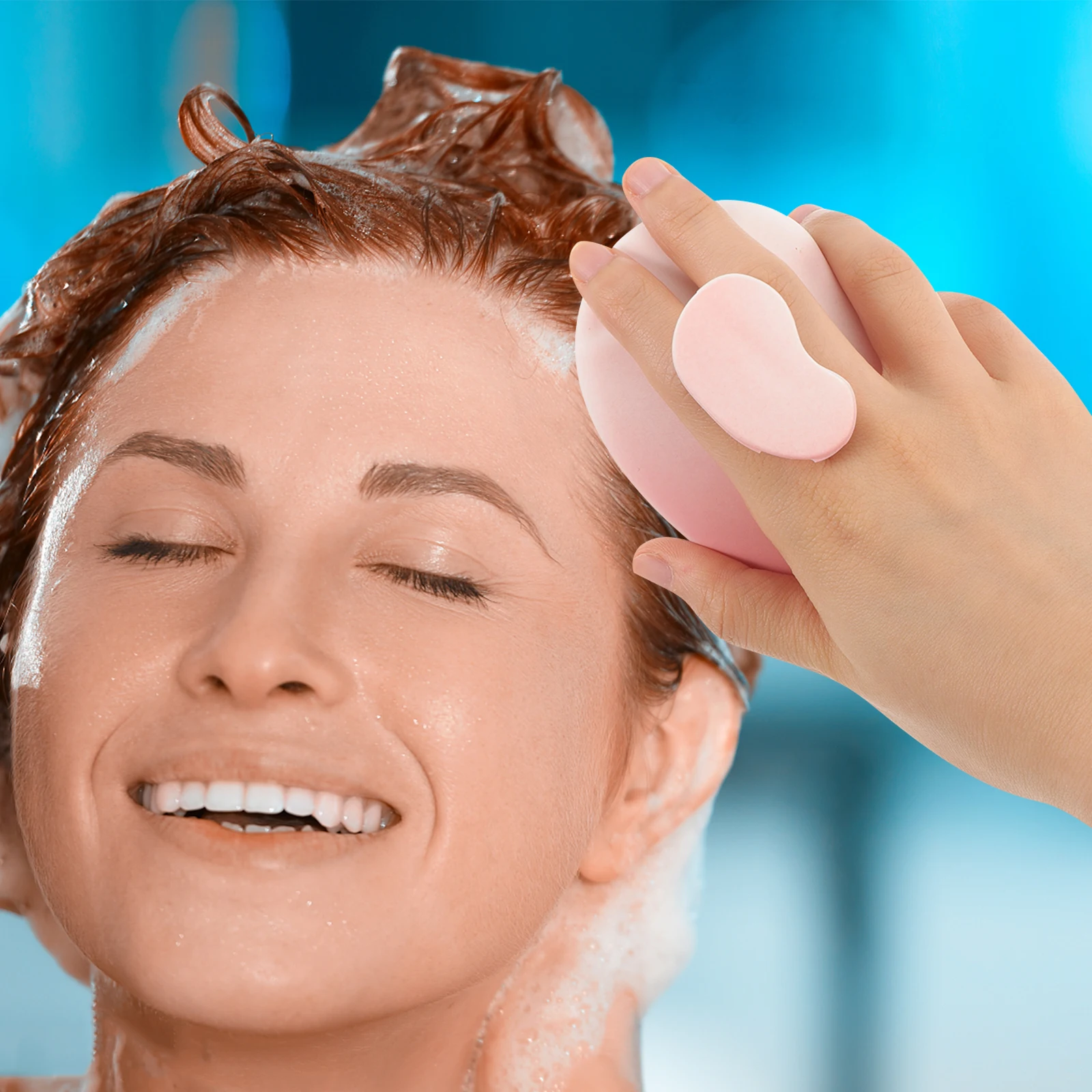 

3 шт., щетка для кожи головы, шампунь-массажер, щетка для мытья волос, портативный скруббер для глубокой очистки головы, уход за волосами для ежедневного использования и салона