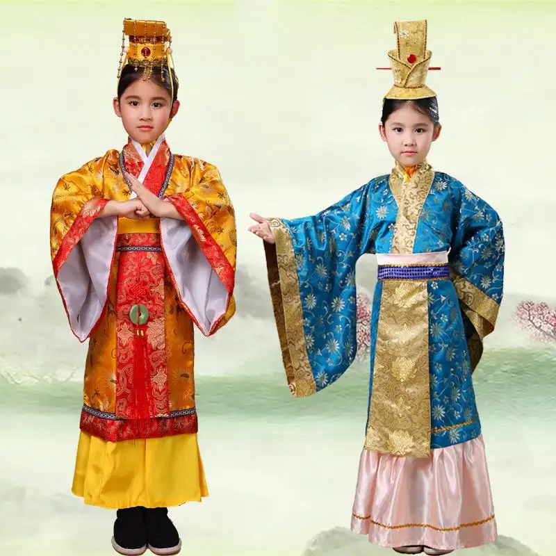 Children's Emperor Dragon Robe Costume Performance Boy Hanfu Little Studio