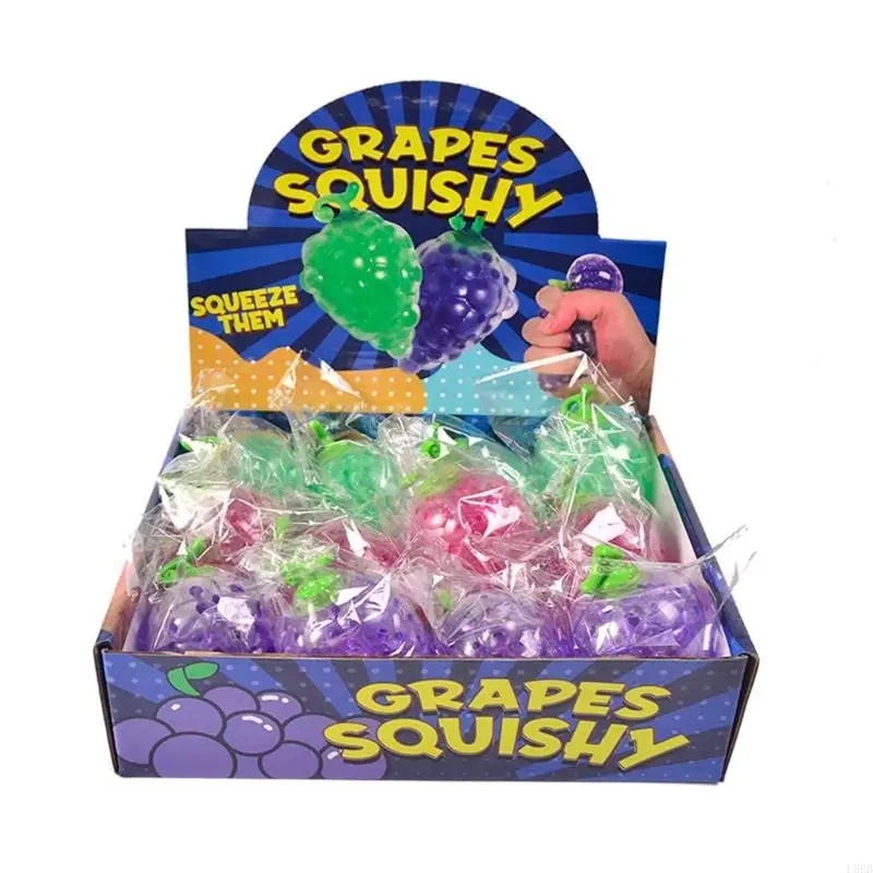 Soft Squeeze Grape Ball For Relaxation And Stress Reduction Collectable Toy L8RB