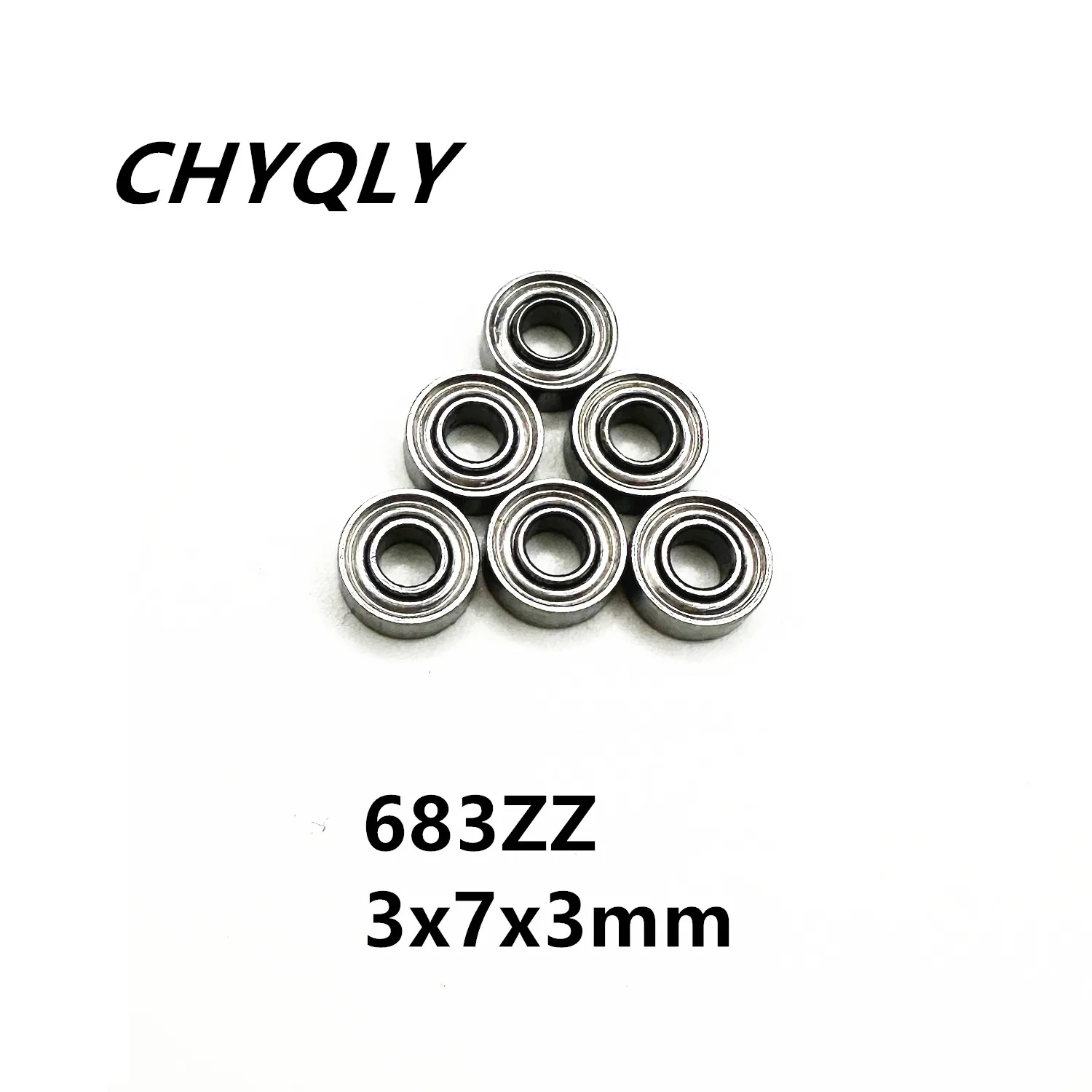 10Pcs 683ZZ L-730ZZ 3x7x3 mm Deep Groove Ball Bearing Miniature Bearing High Quality Advanced High Speed 683Z