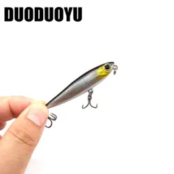 DUODUOYU 1PCS Mini Pencil Fishing Lure 3.2g/55mm Top Water Dogs Wobbler Isca Artificial Hard Bait Pesca  Peche Fishing Tackle