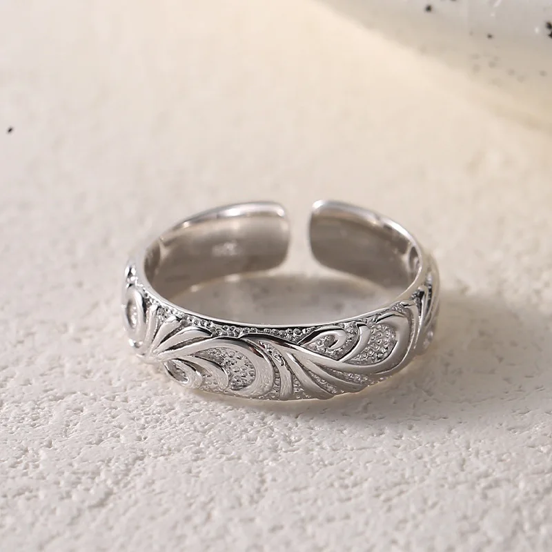 New fashion stainless steel Decorative men and women Rings Vintage party Jewelr image 6