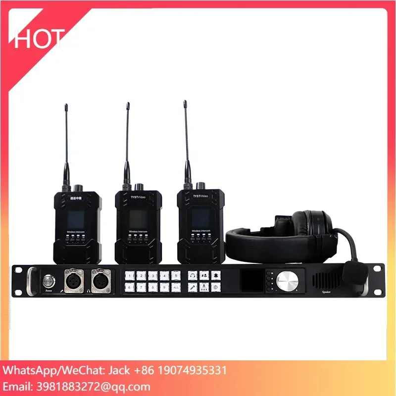 910Pro 6-channel Wireless Interphone System Full Duplex Director Calling Communication System