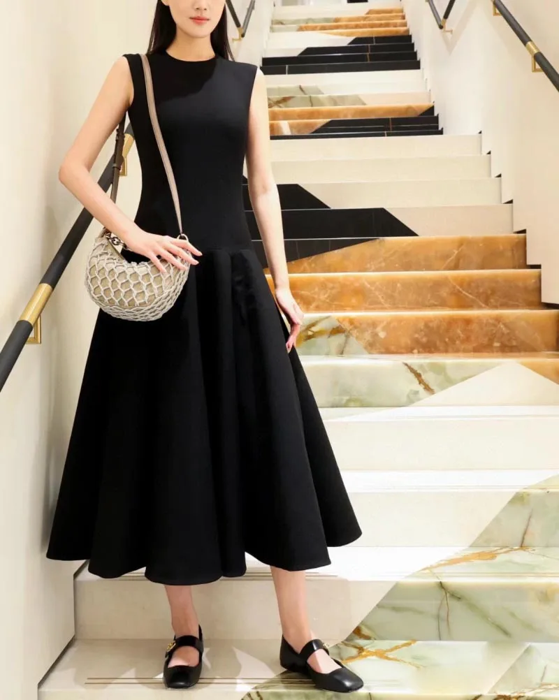 

Ladies' elegant and noble dress with socialite temperament, waist cinching and slimming dress, party dress