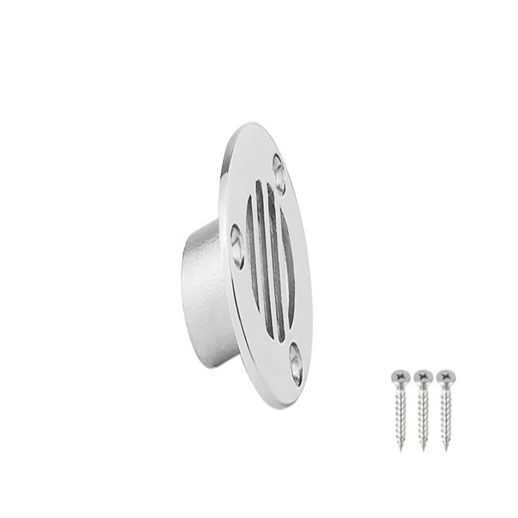 Compact Marine Grade 316 Stainless Steel  Boat Floor Deck Drain  Boat Yacht Deck Drainage Hardware Replacement Accessories