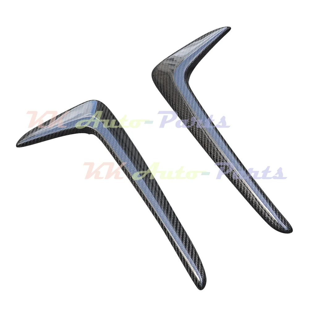 2pcs Carbon Fiber Car Fender Stickers Air Vent For Hyundai Genesis Coupe G70 Side Trims Aprons Splitter Spoiler Auto Tuning