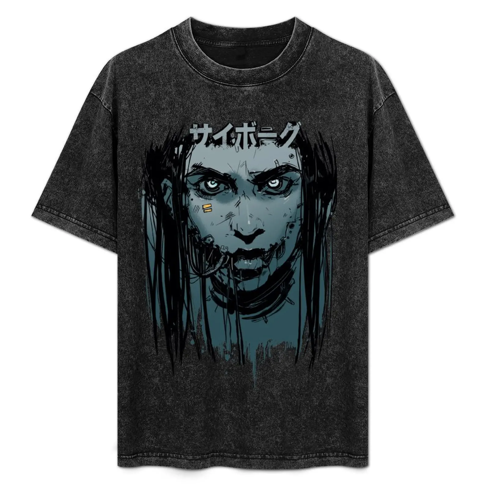 

CyberGirl T-Shirt cotton t shirt pack t shirt man cotton man t shirt graphic anime shirts for man T-Shirt