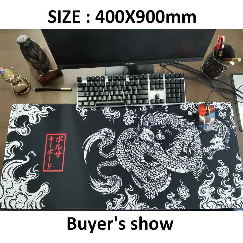 Ruimte Mat Mousepad Bedrijf Leuke Kat Zwart Mause Pad Roze Tapijt Xxl Deskmat 90X40 Muismat Gamer Mechanische toetsenbord Gaming Mat