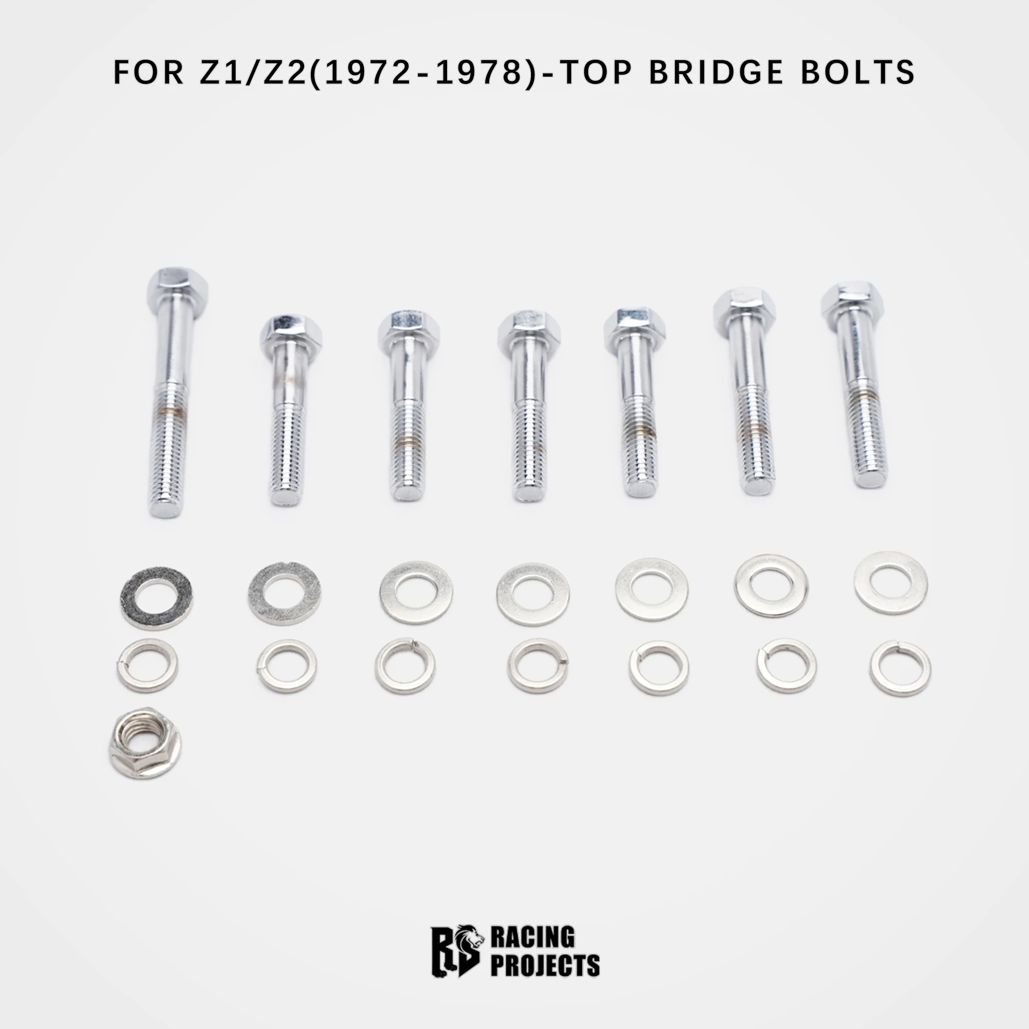 RS Triple Bolt Washer Kit For Kawasaki Z1 Z2 KZ750 Z1000 Motorcycle Accessory High Strength Corrosion Resistant Installation