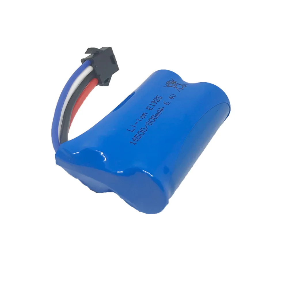 Lipo Batteria per WLToys 18628 18629 18428 18429 di telecomando auto giocattolo 6.4 V 800mah SM-4P Connettore Della Batteria giocattolo accessori