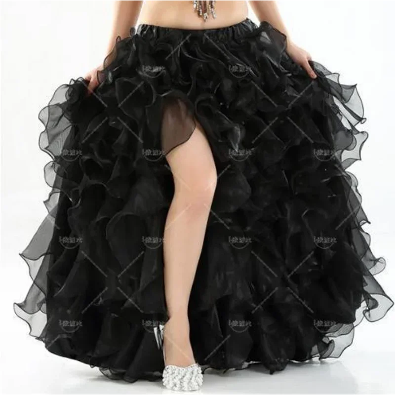 ชุดเต้นระบำหน้าท้องผ้าไหมสำหรับผู้หญิง ชุดเต้นระบำหน้าท้องเซ็กซี่สำหรับผู้หญิง กระโปรงเต้นระบำหน้าท้องสำหรับสุภาพสตรี